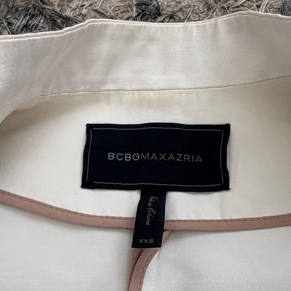 BCBGMAXAZRIA White Women's Arelia A Line Coat, Size XXS - Picture 11 of 12